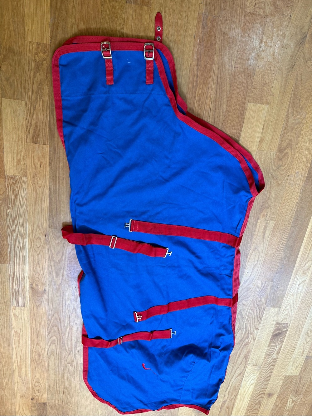 JACKS NEW Blue and Red trim Horse size 74 SHEET